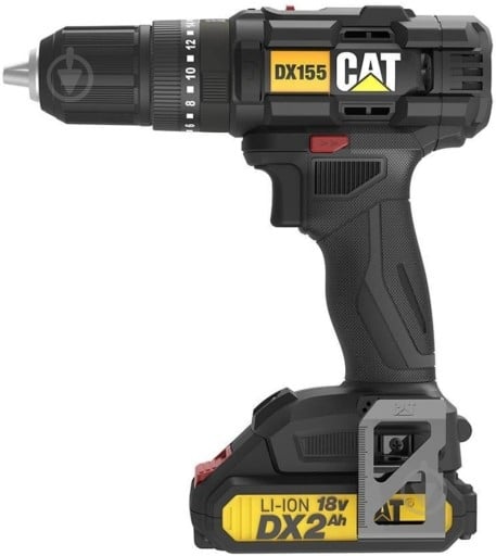 Шуруповерт ударний акумуляторний CAT DX155.1 - фото 2 Шуруповерт ударний акумуляторний CAT DX155.1 - фото 2