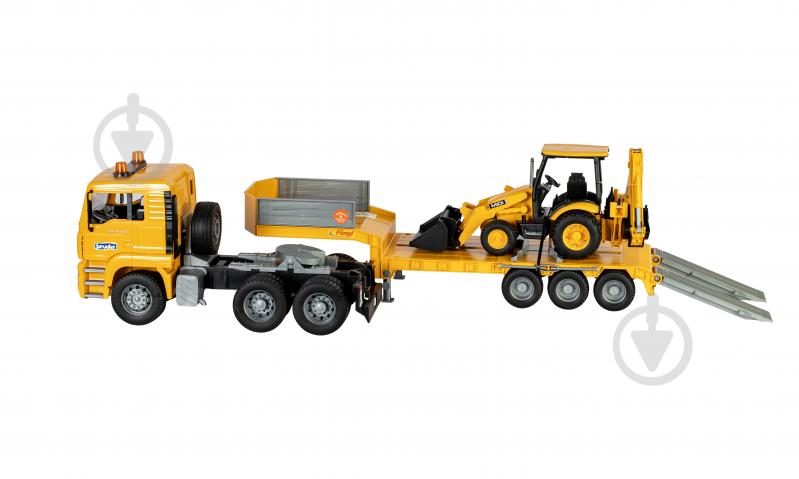 Набор Bruder тягач Man с экскаватором Jcb 1:16 1654 - фото 1