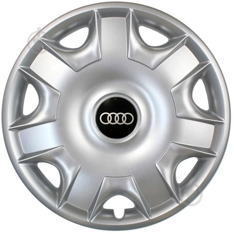 Колпак для колес SJS Audi 301 R15" 4 шт. серебряный - фото 1