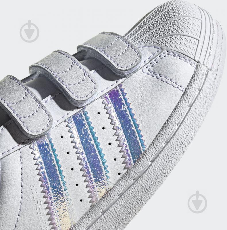 Кроссовки Adidas Superstar CF C FV3655 р.31 белые - фото 9