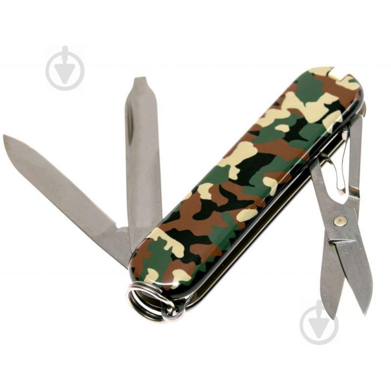 Ніж швейцарський Victorinox Сlassic-SD camo 0.6223.94 - фото 4