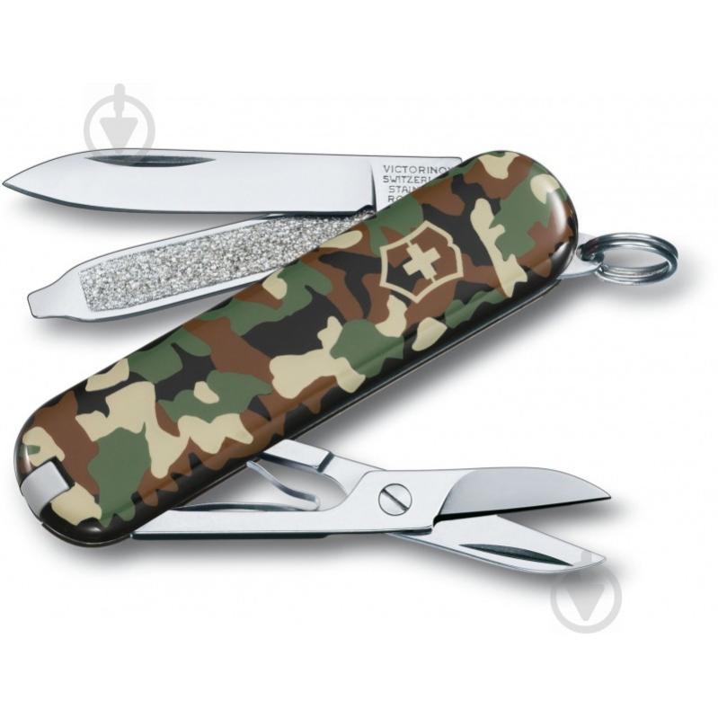 Нож швейцарский Victorinox Сlassic-SD camo 0.6223.94 - фото 1