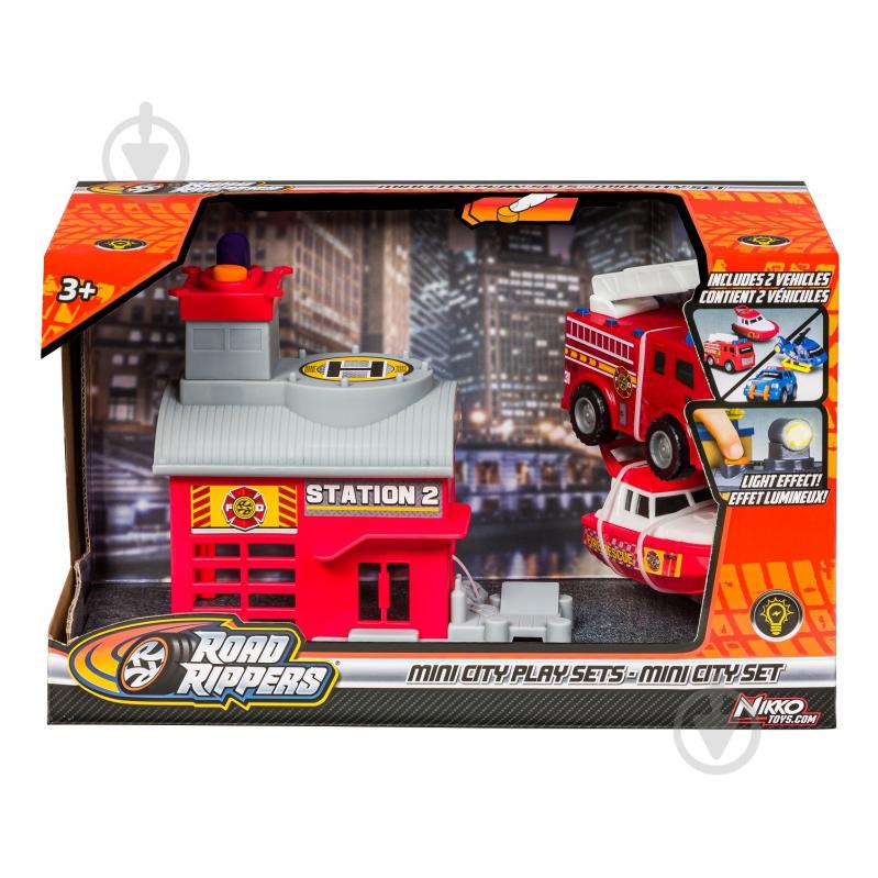 Игровой набор Road Rippers Mini City Playsets Fire Station 20552 - фото 1