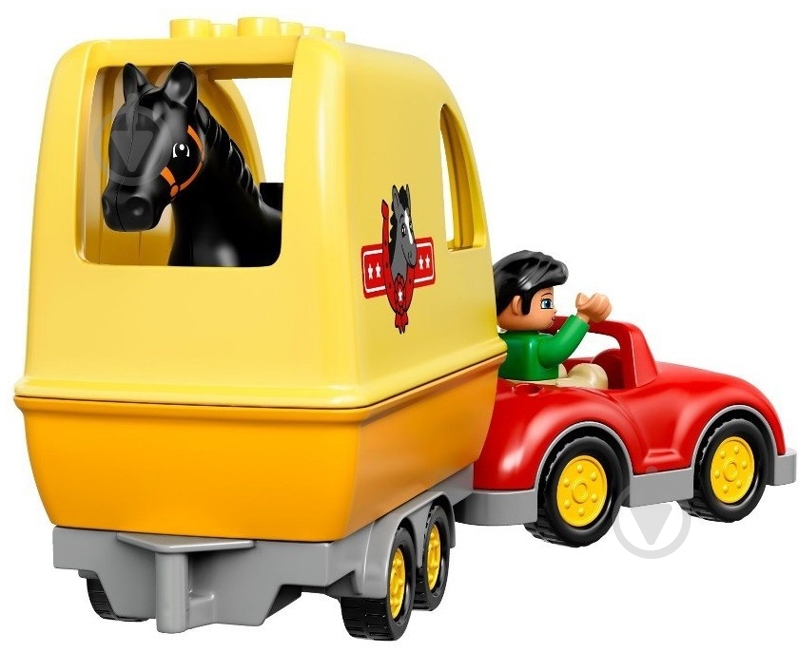 Конструктор LEGO DUPLO Фургон для лошадок 10807 - фото 3