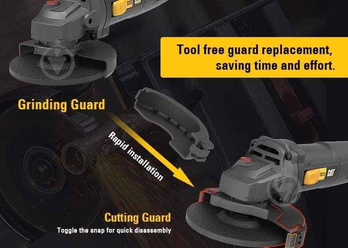 Болгарка (угловая шлифмашина) CAT DX33 - фото 5