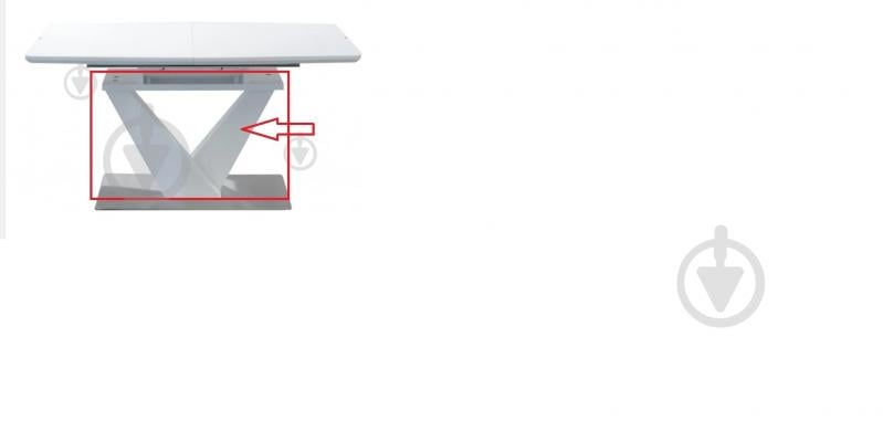 УЦЕНКА! Стол обеденный Центр Меблів Борнео 1400(1800)x800x750мм белый/белый (УЦ №2496) - фото 10 УЦЕНКА! Стол обеденный Центр Меблів Борнео 1400(1800)x800x750мм белый/белый (УЦ №2496) - фото 10