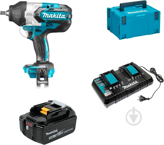 Гайковерт ударний акумуляторний Makita SET-DTW1002KIT - фото 1
