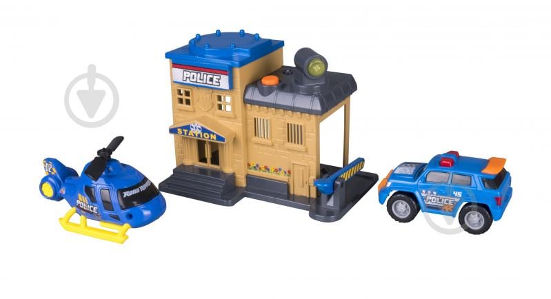 Игрушечный набор Road Rippers Mini City Playsets Police Depot 20551 - фото 8