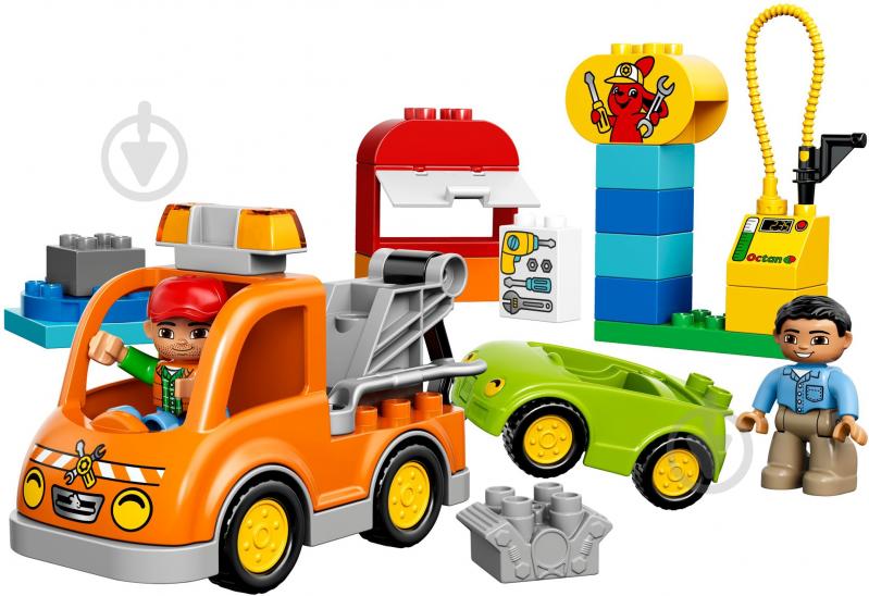 Конструктор LEGO DUPLO Буксировщик 10814 - фото 2 Конструктор LEGO DUPLO Буксировщик 10814 - фото 2