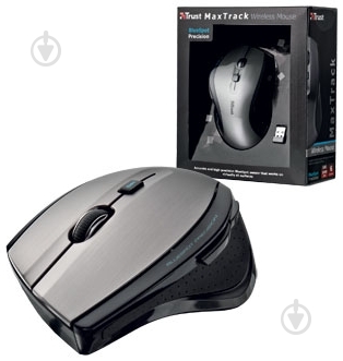 Миша Trust MaxTrack Wireless Mouse (17176) black/grey (17176) - фото 2