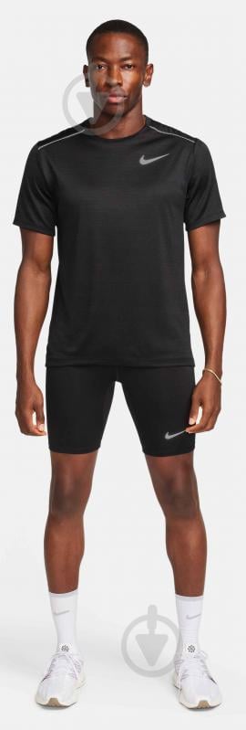 Тайтсы Nike M NK DF FAST BF HALF TIGHT FN3371-010 р.XL черный - фото 7