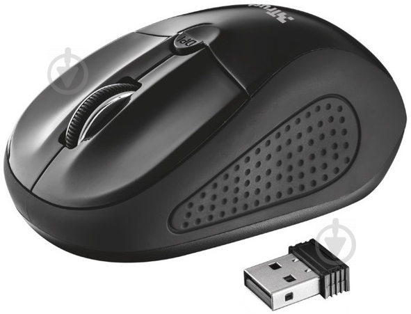 Мышь Trust Primo Wireless Mouse (20322) black (20322) - фото 1