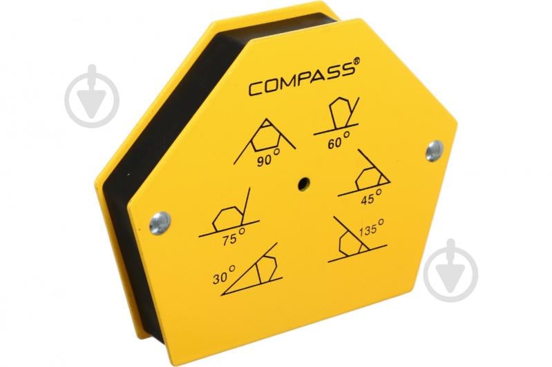 Тримач магнітний Compass для зварювання до 34 кг 6 кутів CP-MWH-6-34 - фото 1