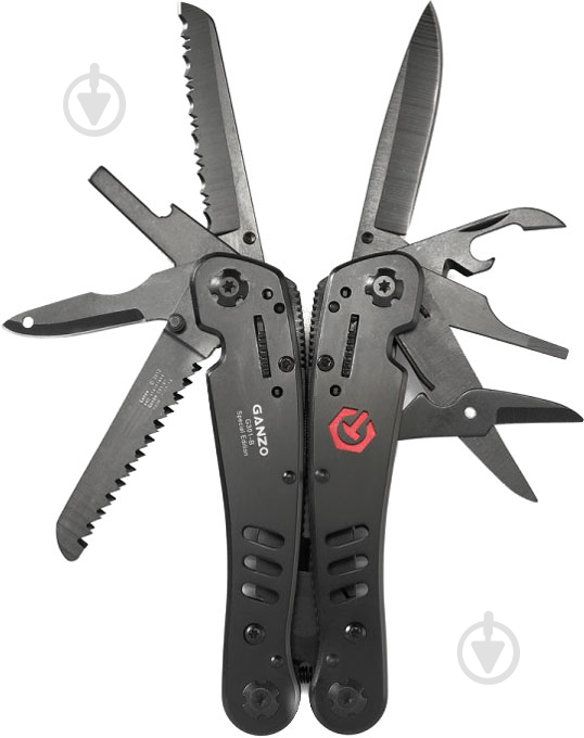 Мультитул Ganzo Multi Tool, 26 функций G301-B - фото 4