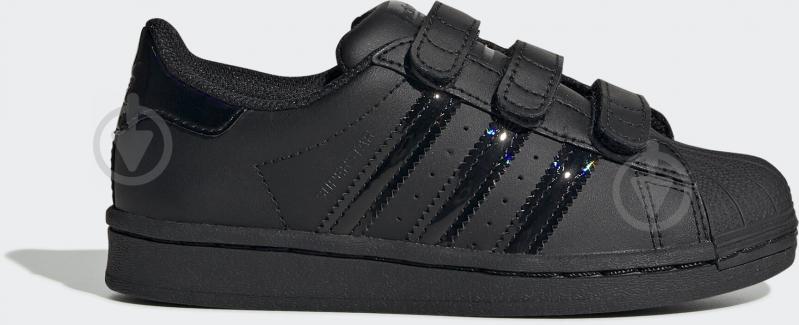 Кроссовки Adidas Superstar CF C FV3656 р.32 черные - фото 1