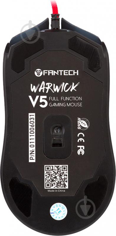 Миша Fantech Warwick V5 black - фото 4