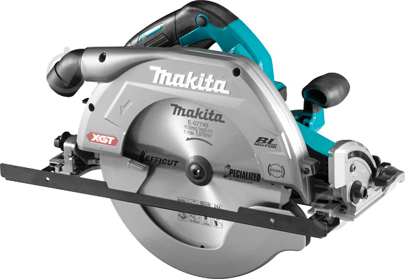 Пилка дискова Makita акумуляторна ручна 40V XGT 270 мм HS011GZ - фото 1