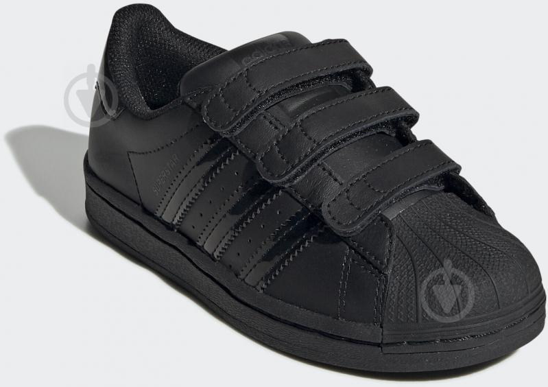 Кросівки Adidas Superstar CF C FV3656 р.33 чорні - фото 4