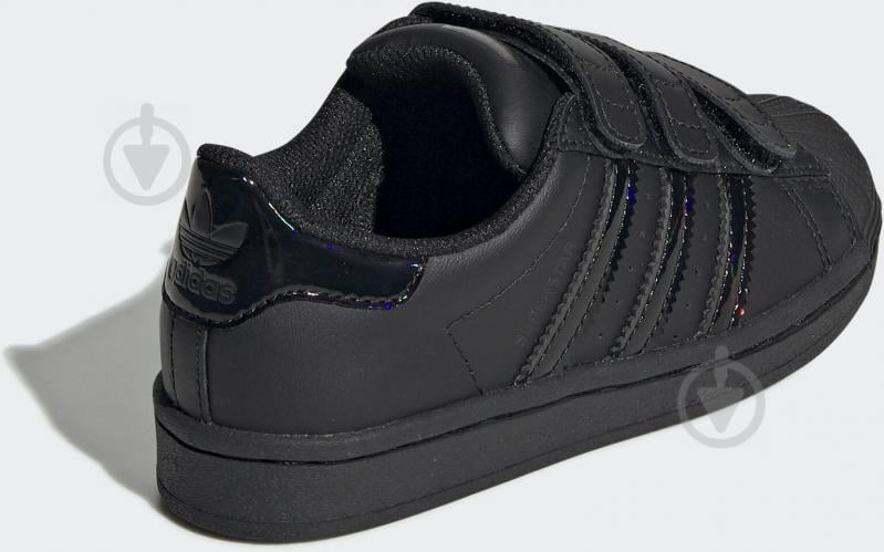 Кросівки Adidas Superstar CF C FV3656 р.33 чорні - фото 5