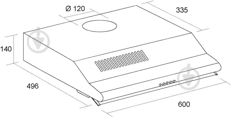 Вытяжка Pyramida WH 22-60 INOX/N - фото 9