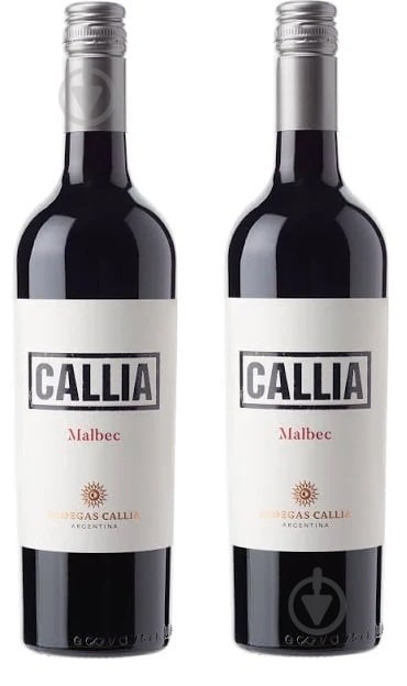 Вино Callia червоне сухе Malbec 0,75л+0,75л=1,5л (Купуй 2 товари за ціною 1) - фото 1