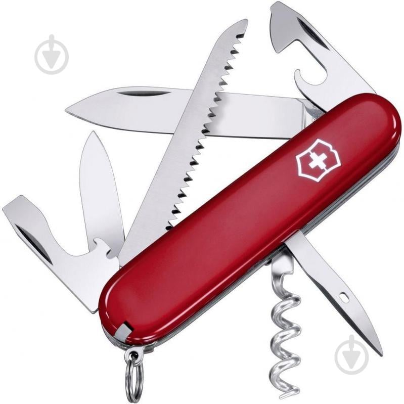 Нож швейцарский Victorinox Swiss Army Camper (14 инстр) red 1.3613 - фото 1