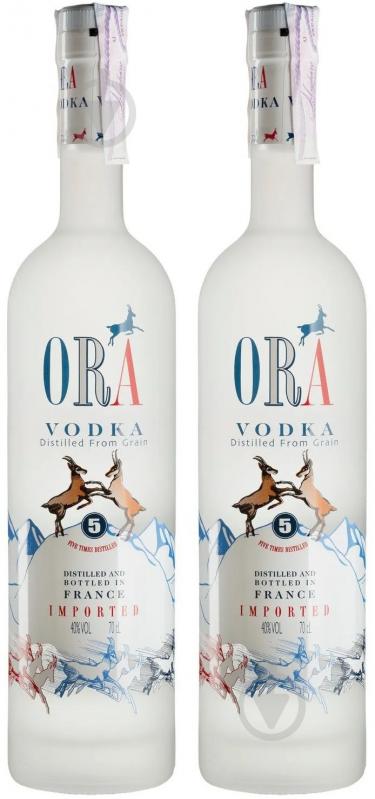 Водка Ora Blue 0.7л x2 спайка 0,7 л - фото 1 Водка Ora Blue 0.7л x2 спайка 0,7 л - фото 1