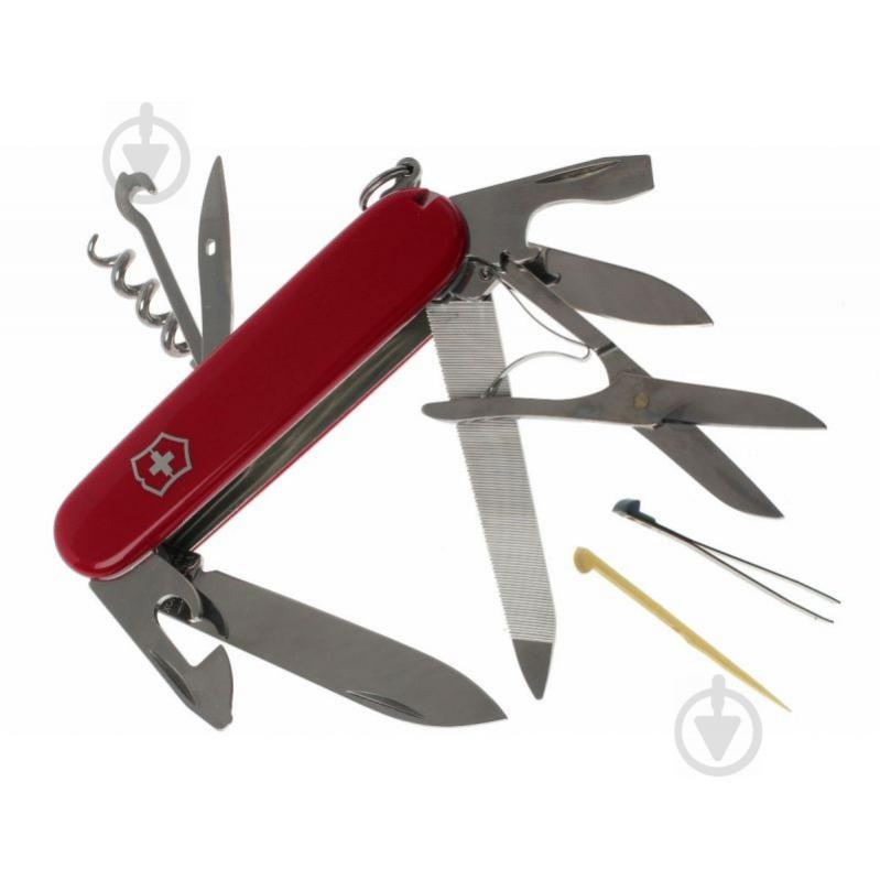 Ніж швейцарський Victorinox Swiss Army Mountaineer (18 інстр) red 1.3743 - фото 2