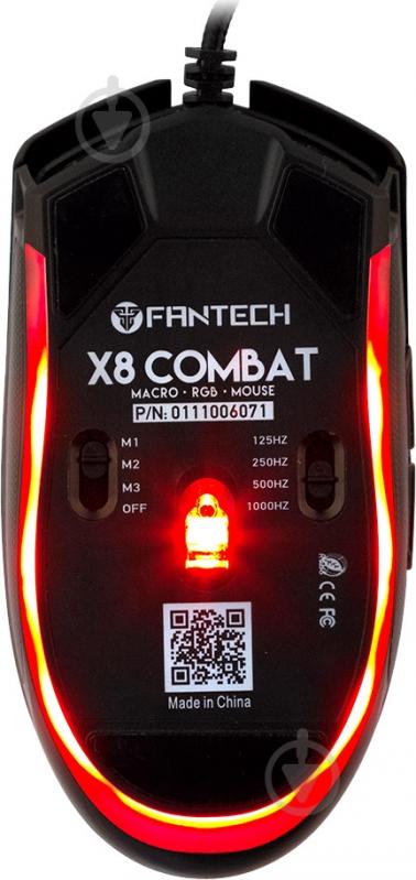 Мышь Fantech Combat X8 black - фото 4 Мышь Fantech Combat X8 black - фото 4