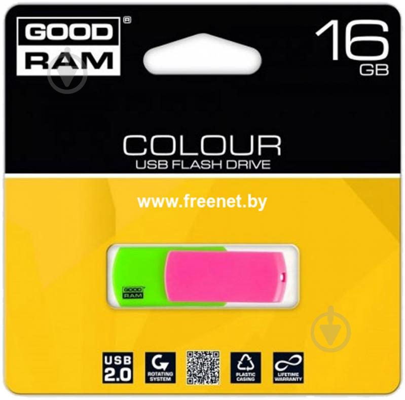 Флеш-память USB GOODRAM Colour 16 ГБ USB 2.0 (PD16GH2GRCOMXR9) - фото 5