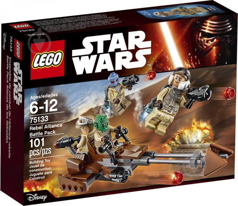 Конструктор LEGO Star Wars Бойовий набір повстанців 75133 - фото 1