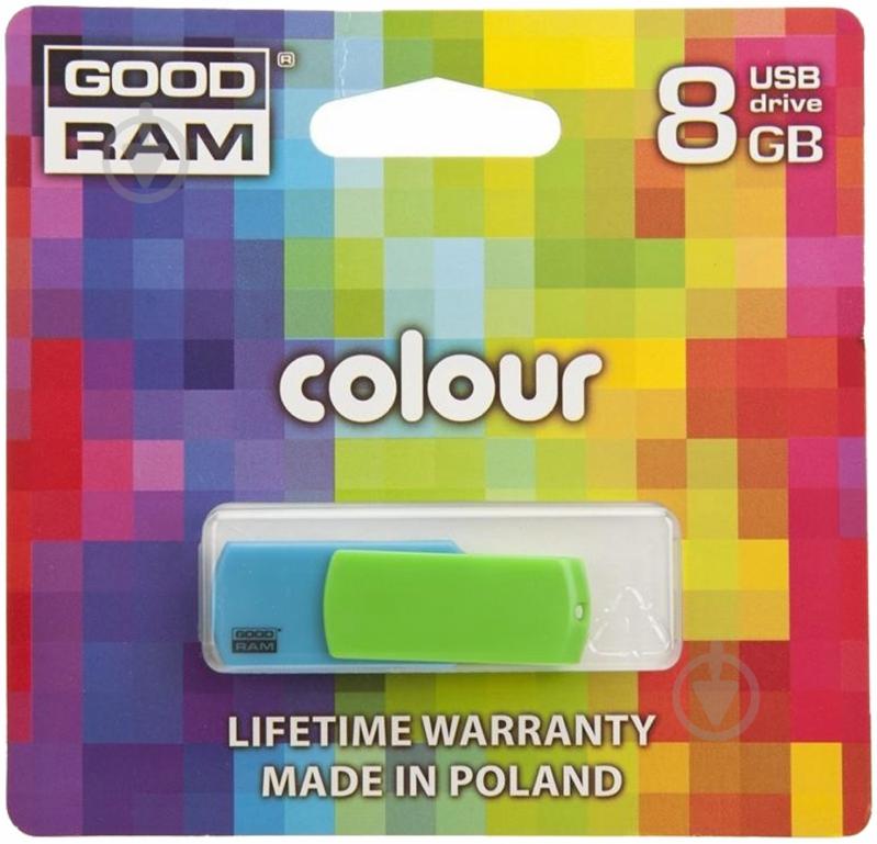 Флеш-память USB GOODRAM Colour 8 ГБ USB 2.0 (PD8GH2GRCOMXR9) - фото 2