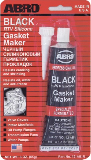 Герметик ABRO прокладок CH (12-AB CH) черный 85 г - фото 1