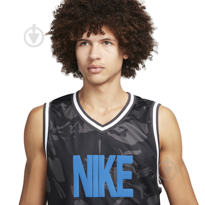 Майка Nike M NK DF DNA JERSEY AOP SSNL FN2688-011 р.3XL черный - фото 3