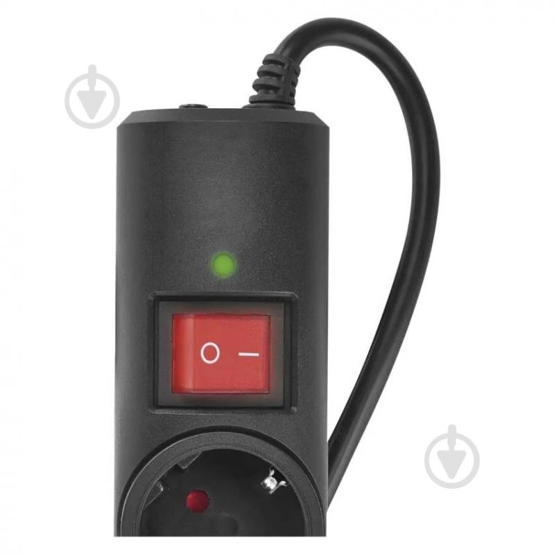 Мережевий фільтр Emos 10 A 2300 Вт із заземленням 6 гн. чорний 1,5 м P54218 - фото 7