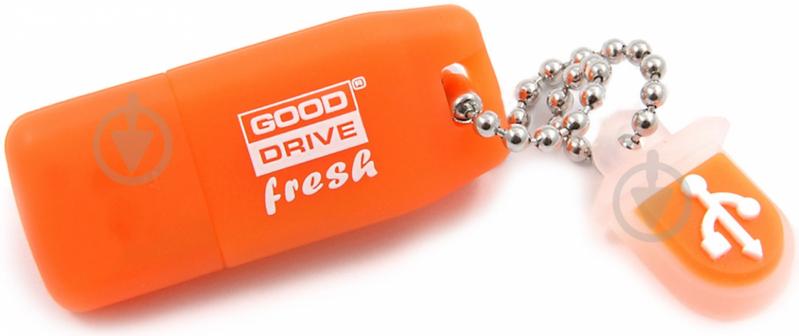 Флеш-пам'ять USB GOODRAM Fresh 8 ГБ USB 2.0 orange (PD8GH2GRFOR9) - фото 2