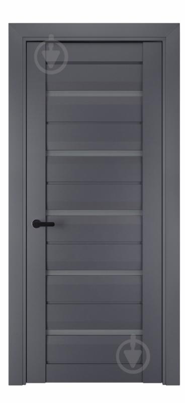 Дверное полотно Термінус №111 ПО 900 мм антрацит - фото 1