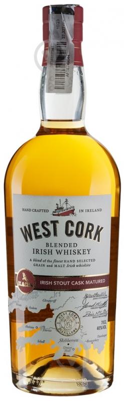 Виски West Cork Stout Cask 0,7 л - фото 1