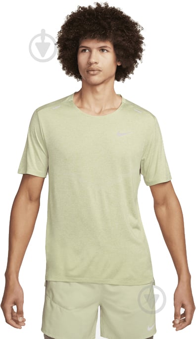 Футболка Nike M NK DF RISE 365 SS CZ9184-371 р.2XL зелений - фото 1