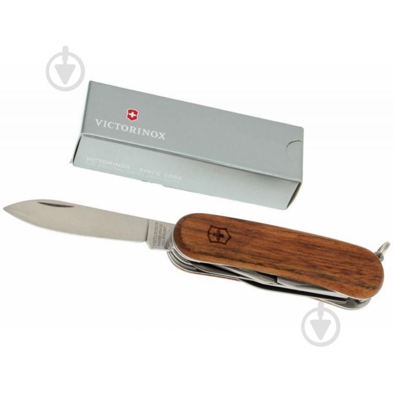 Ніж швейцарський Victorinox Delemont EvoWood 14 2.3901.63 - фото 8