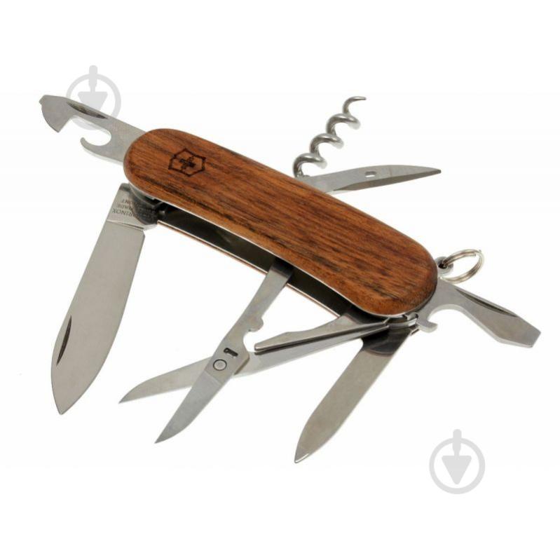 Ніж швейцарський Victorinox Delemont EvoWood 14 2.3901.63 - фото 5