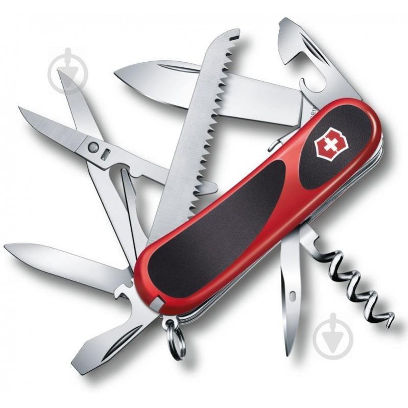 Нож швейцарский Victorinox Delemont EvoGrip S17 red/black 2.3913.SC - фото 2