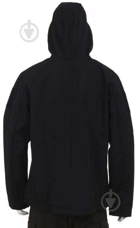 Куртка мужская демисезонная LOGOS-Tac тактическая "Softshell" теплая, под шеврон 04-07-00-0012 р.XL черная - фото 5