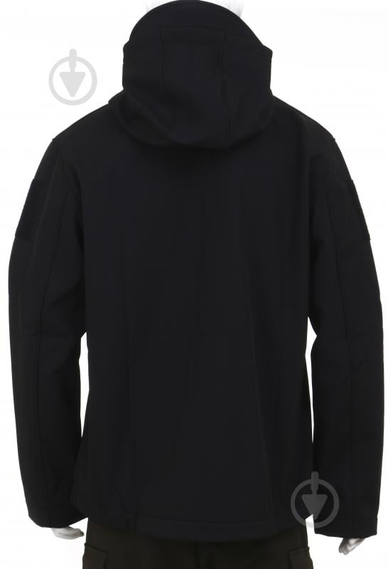 Куртка мужская демисезонная LOGOS-Tac тактическая "Softshell" теплая, под шеврон 04-07-00-0012 р.XL черная - фото 6