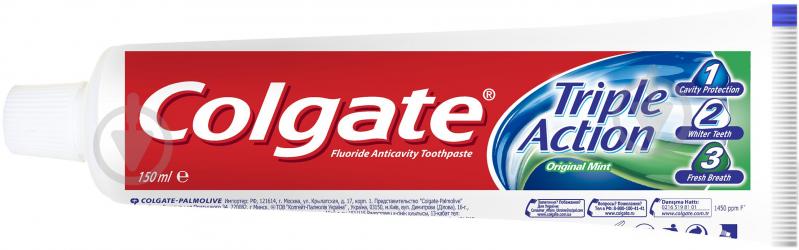 Зубна паста Colgate Потрійна дія Натуральна м'ята комплексна 150 мл - фото 3