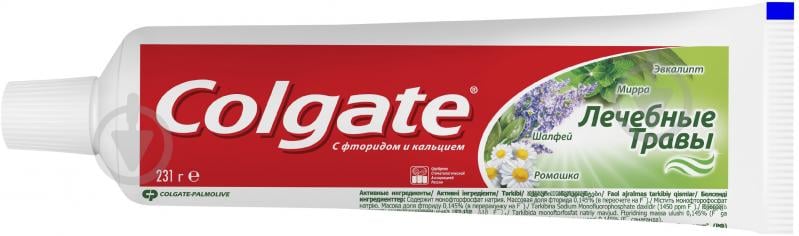 Зубная паста Colgate Лечебные травы 150 мл - фото 3 Зубная паста Colgate Лечебные травы 150 мл - фото 3