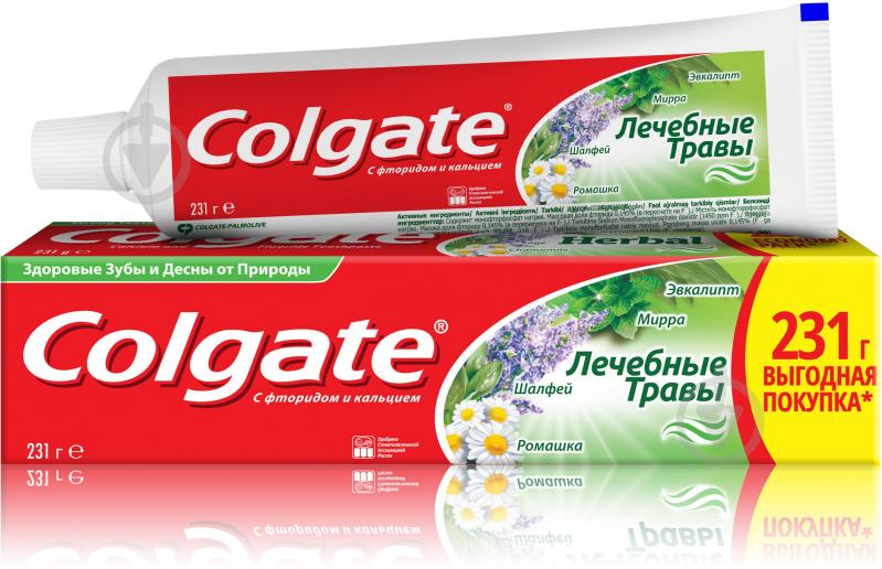 Зубная паста Colgate Лечебные травы 150 мл - фото 1 Зубная паста Colgate Лечебные травы 150 мл - фото 1