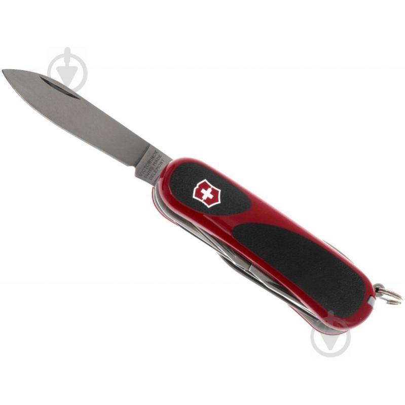 Ніж швейцарський Victorinox Delemont EvoGrip 18 red/black 2.4913.C - фото 4