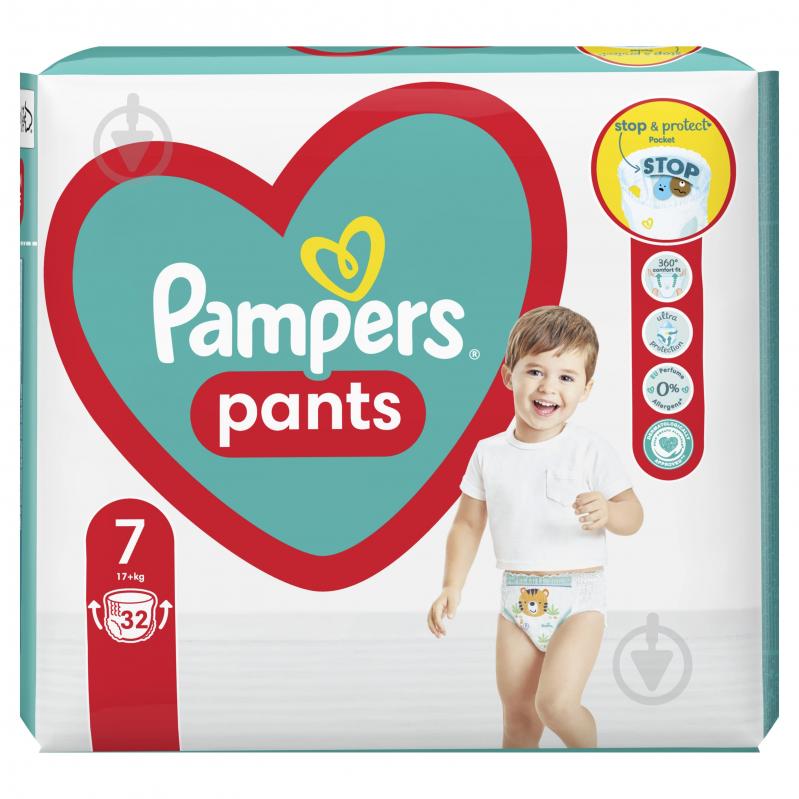 Підгузки-трусики Pampers 7 17+ кг 32 шт. - фото 2