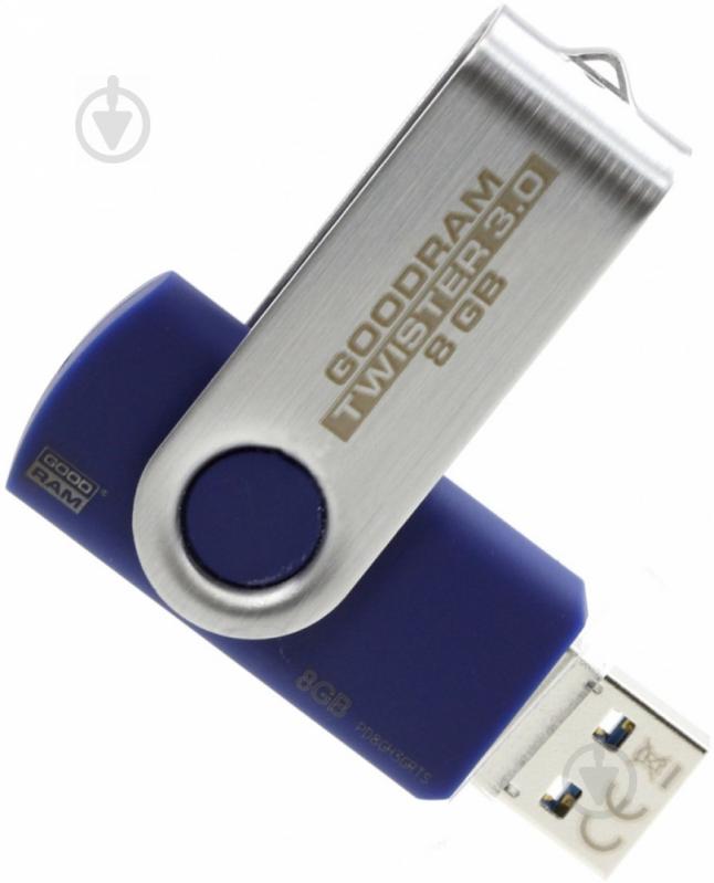 Флеш-пам'ять USB GOODRAM Twister 8 ГБ USB 3.0 blue (PD8GH3GRTSBR9) - фото 2